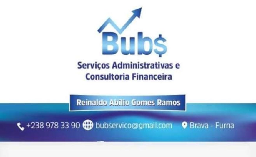 Brava: Bub$ Serviço abre seus serviços administrativos, balanço e prestação de contas, gestão de recursos humanos e consultoria financeira