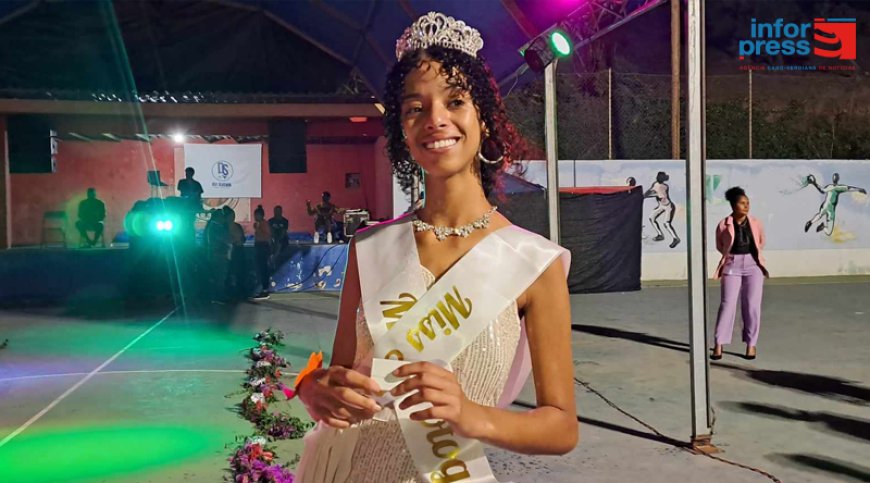 Brava: Melissa Lopes vence concurso Miss Santana de Mato 2023