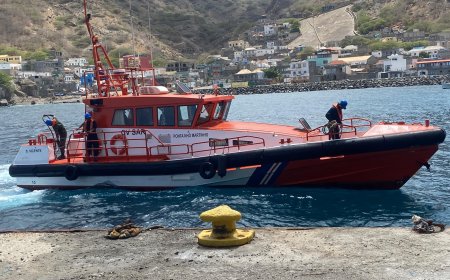 Ilha Brava recebe novo barco da Guarda Costeira para substituir a outra embarcação em serviço por 9 meses