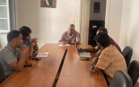 Delegation from the VITÓ and BI-FLORES Project is received in audience by the Mayor of Brava