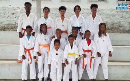 Ilha Brava recebe demonstração de artes marciais do grupo Fogo em Chama e contactos para implementar o karaté