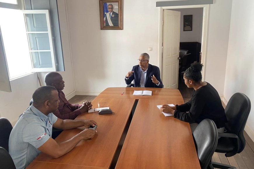 President and Secretary General of the Cape Verde Red Cross visit Brava