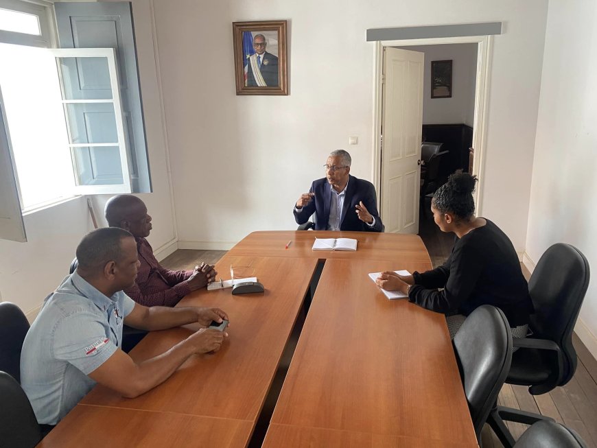 Presidente e Secretário Geral da Cruz Vermelha de Cabo Verde visitam a Brava para celebrar parceria humanitária