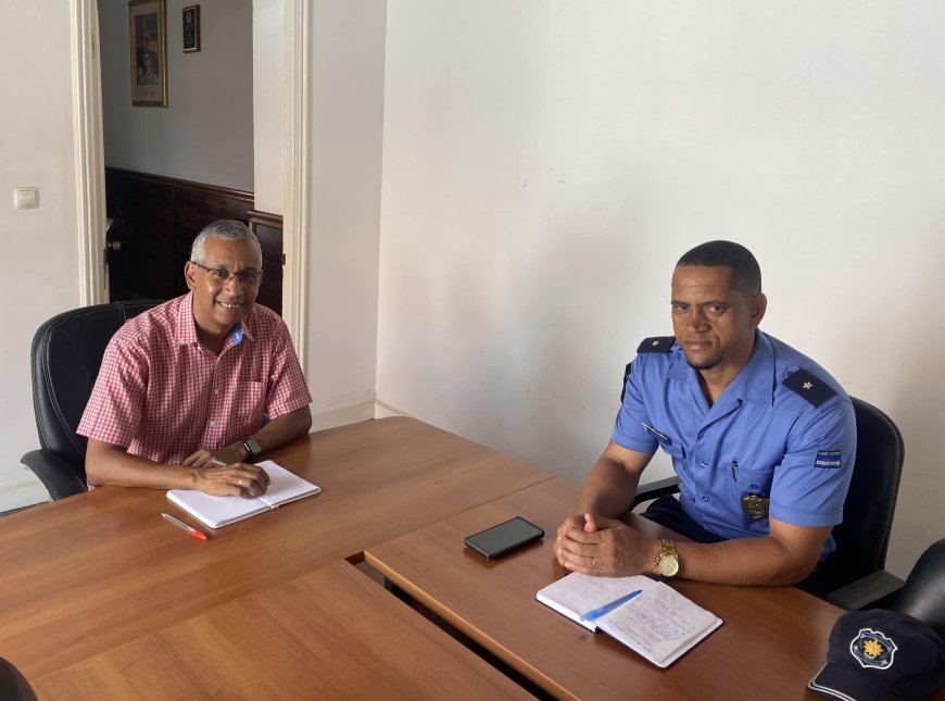 Novo Comandante da Esquadra Policial da Brava assume o cargo com compromisso de cooperação e eficácia