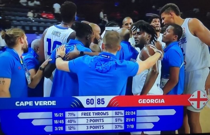 CAPE VERDE LOST TO GEORGIA IN ITS BASKETBALL WORLD PREMIERE