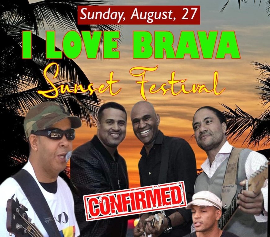 I Love Brava Sunset Festival will be tomorrow, Sunday 27th, with Xaxe and Da Boys Band in the center of the poster