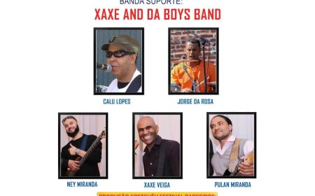 Xaxe and Da Boys Band at the Nha Terra Nha Kretcheu Festival in Rhode Island