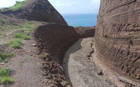 Access road to Fajã D'Água is closed at several points