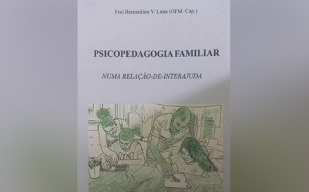 Brava: Frei Bernardino apresenta livro “Psicopedagogia familiar – uma relação de interajuda”