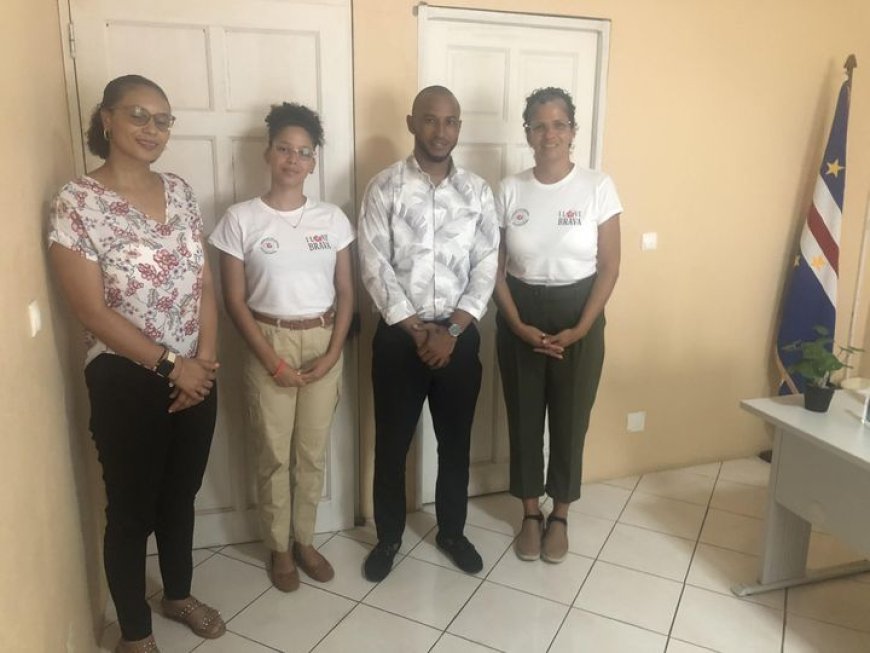 Delegate from the Ministry of Education of Brava receives Delegation from Fundação Brava Sustentável, with the consultancy mission to be carried out in the next few days on the agenda