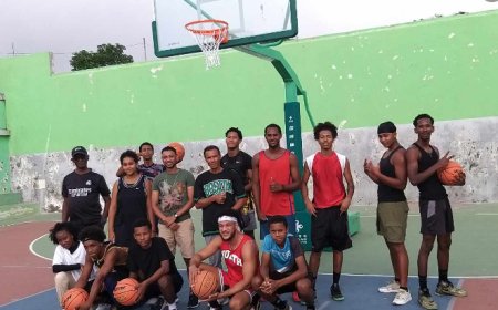 Polidesportivo de Nossa Senhora do Monte ja conta com tabela para pratica de basquetebol