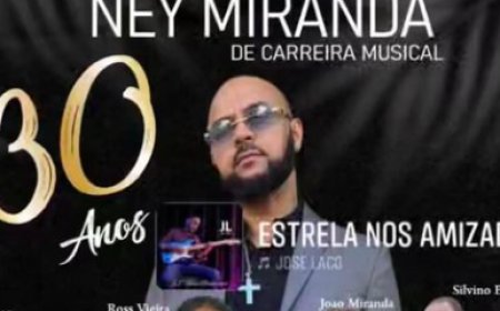 Ney Miranda comemora 30 anos de carreira em grande estilo com show no restaurante Santana em Brockton