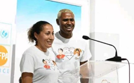Bravenses immigrant couple, Zé Fernandes and Sarita DaRosa, with the donation of sports materials, contribute to strengthening local futsal