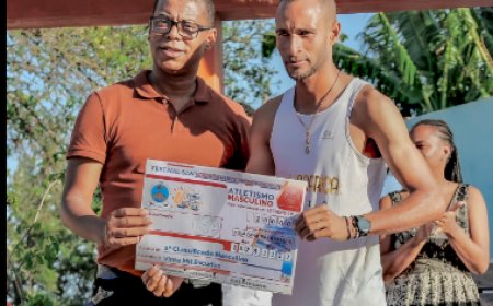 Athlete José Da Luz (Brava) wins victory at the Festa do Município de Santa Catarina do Fogo
