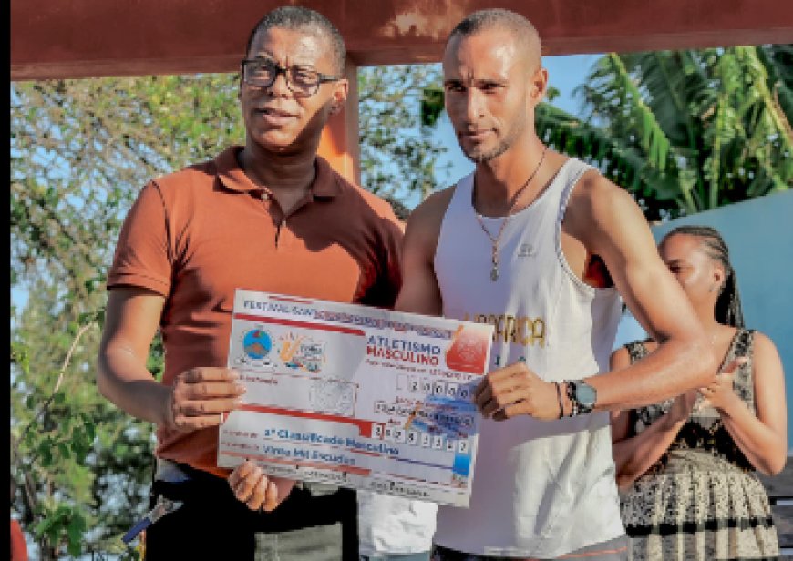 Athlete José Da Luz (Brava) wins victory at the Festa do Município de Santa Catarina do Fogo