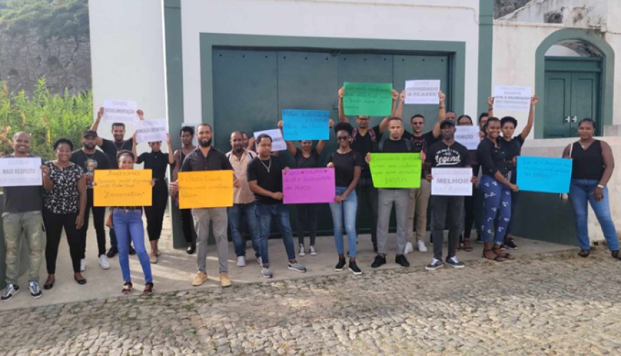 Greve: Professores da Brava conseguiram mostrar a união da classe neste primeiro dia de greve – sindicato
