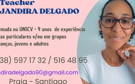 Professor Jandira Delgado offers English classes for all ages