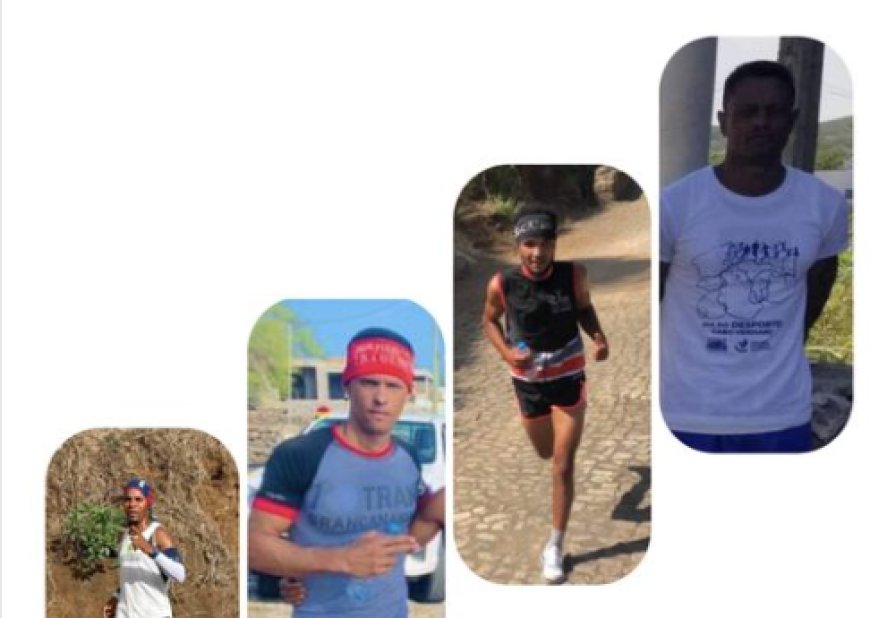 Four athletes from Brava face the challenge on the &quot;Trail d&#39;Santiago&quot; in Santiago, Cape Verde