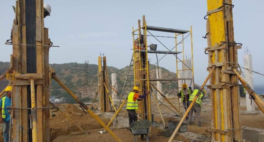 Estação Dessalinizadora da Brava, avanço das obras promete solução para escassez hídrica