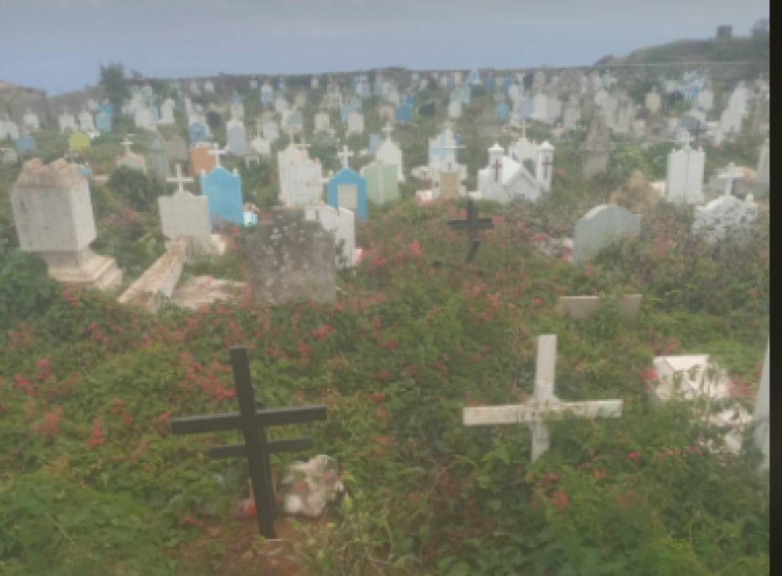 Cemitério de Nova Sintra em estado crítico de degradação causa revolta de pessoas que visitam o local