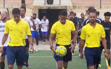 Central referee Ovido Tavares assisted by Artur Fortes and Junior Delgado will be at games in the first round of the national championship