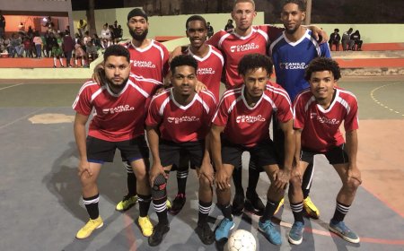 Santo Antonio - Inicio do Torneio de Futsal