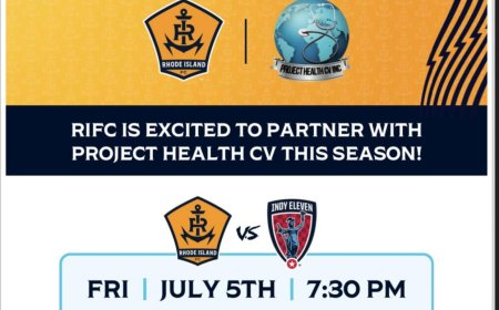 Rhode Island FC partners with PROJECT HEALTH CV to support the project