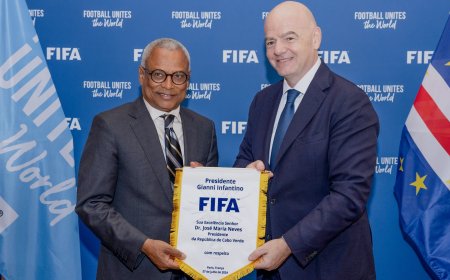 President of Cape Verde praises FIFA's support for national football