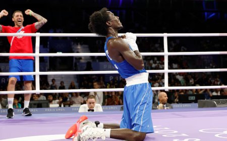 Boxeador cabo-verdiano David de Pina conquista primeira medalha olímpica para o país
