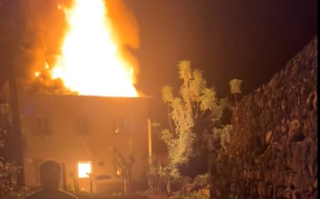 Fire devastates house on Brava Island, once again exposing the lack of an efficient civil protection service