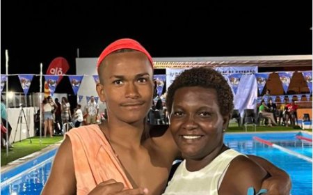 Leandro Pereira, conhecido como Leo, brilhou ao conquistar o primeiro lugar na prova de natação