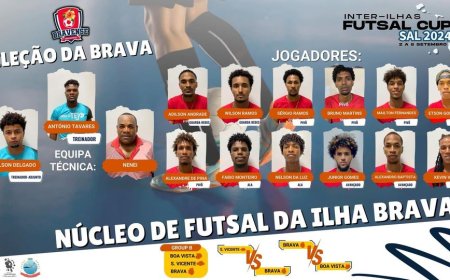 Brava Futsal Team Debuts in Interisland Tournament with Brilliant Performance, But Faces Defeat