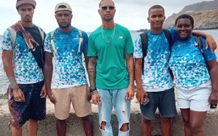 A equipa de natação da Ilha Brava rumo à Ilha do Fogo para participar do Campeonato Nacional da modalidade