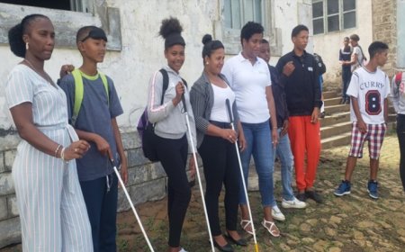 Brava: EMAEI alerta comunidade educativa para importância de estar atenta aos alunos com deficiência visual