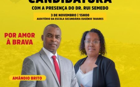 Convite à Apresentação Pública da Candidatura "Por Amor à Brava"