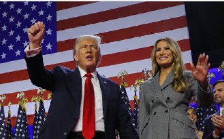 Trump fala como presidente eleito dos Estados Unidos