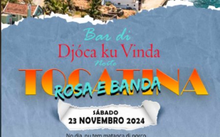 Musica ao vivo, Rosa e Banda no Bar Djoca e Vinda