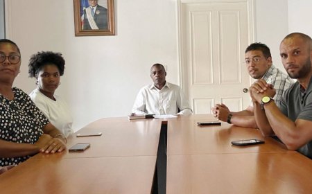 New council team led by President Amândio Brito begins work with a meeting to socialize and exchange information