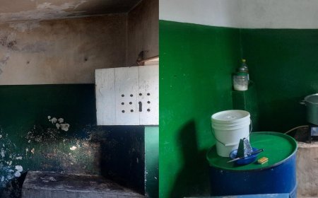 Escola Básica de Nossa Senhora da Monte recebe apoio para pintura da cozinha