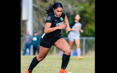 Kendra Santiago, voted best player by Southcoast player soccer
