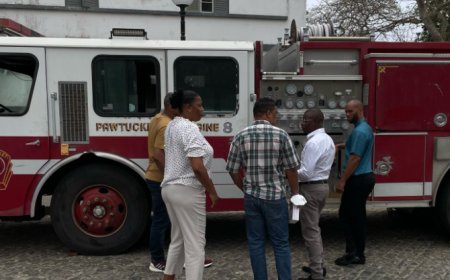 Brava reforça proteção civil com camião de combate a incêndios ofertado por Pawtucket, EUA