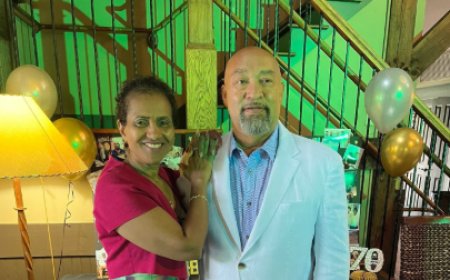 Alcides Vicente, an important figure in the US emigrant community, celebrates his 70th birthday