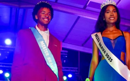Brava/São João: Maya Furtado and Leonardo Barros elected Miss and Mister São João 2025