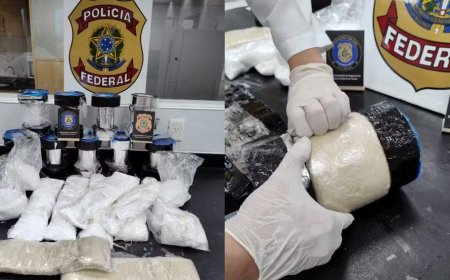 Polícia Federal do Brasil apreende 10 kg de cocaína com destino a Cabo Verde no aeroporto de Fortaleza