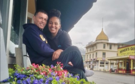 Moisés Santiago and Ana Lomba, an icy adventure, on our unforgettable cruise through Alaska