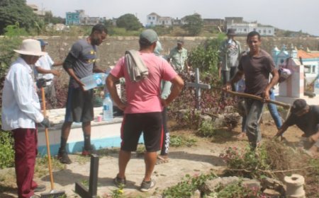Brava: Voluntários realizam campanha de limpeza no Cemitério Municipal de Nova Sintra