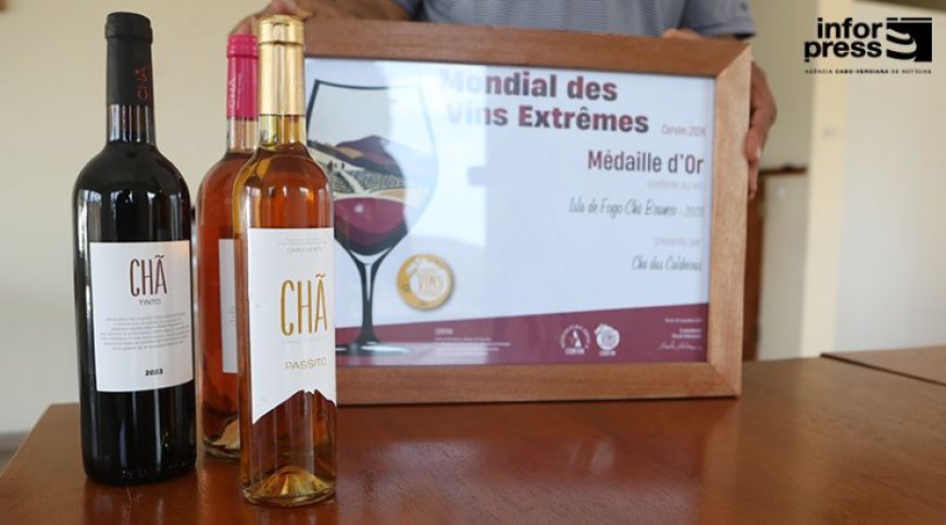 Fogo: Vinho Chã Branco 2024 wins Grand Gold Medal at the Extreme Wines World Championship