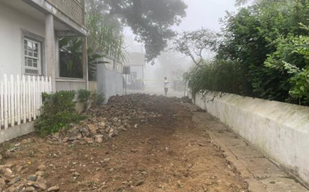 Paving works on Rua Direita already underway in Nova Sintra