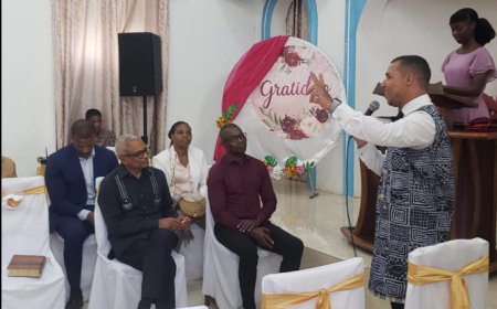 Brava Adventist Church hosts President of the Republic in special thanksgiving service.