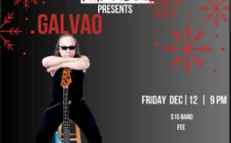 Galvão performs at 10 Rocks Restaurant on December 12th